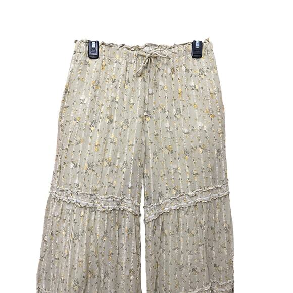 Free People Emmaline Tiered Pull On Pants Size Small - Picture 8 of 12